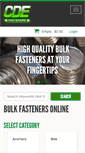 Mobile Screenshot of cdefasteners.com